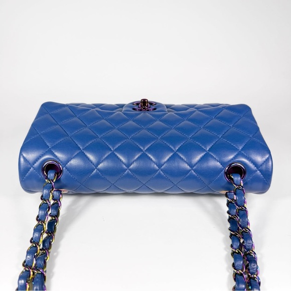 Chanel Medium Rainbow Quilted Double Flap Bag - Picture 10 of 16